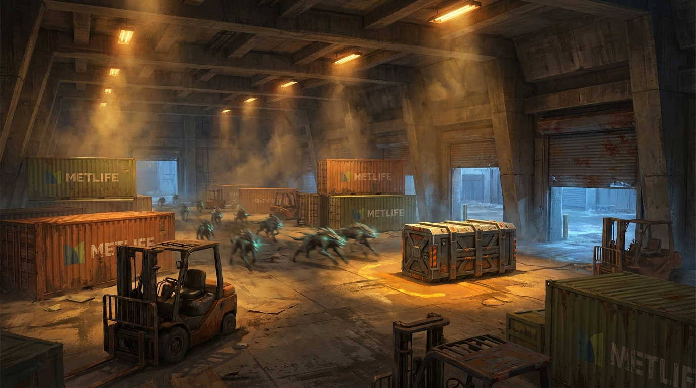 Loading docks — MetLife freight infrastructure