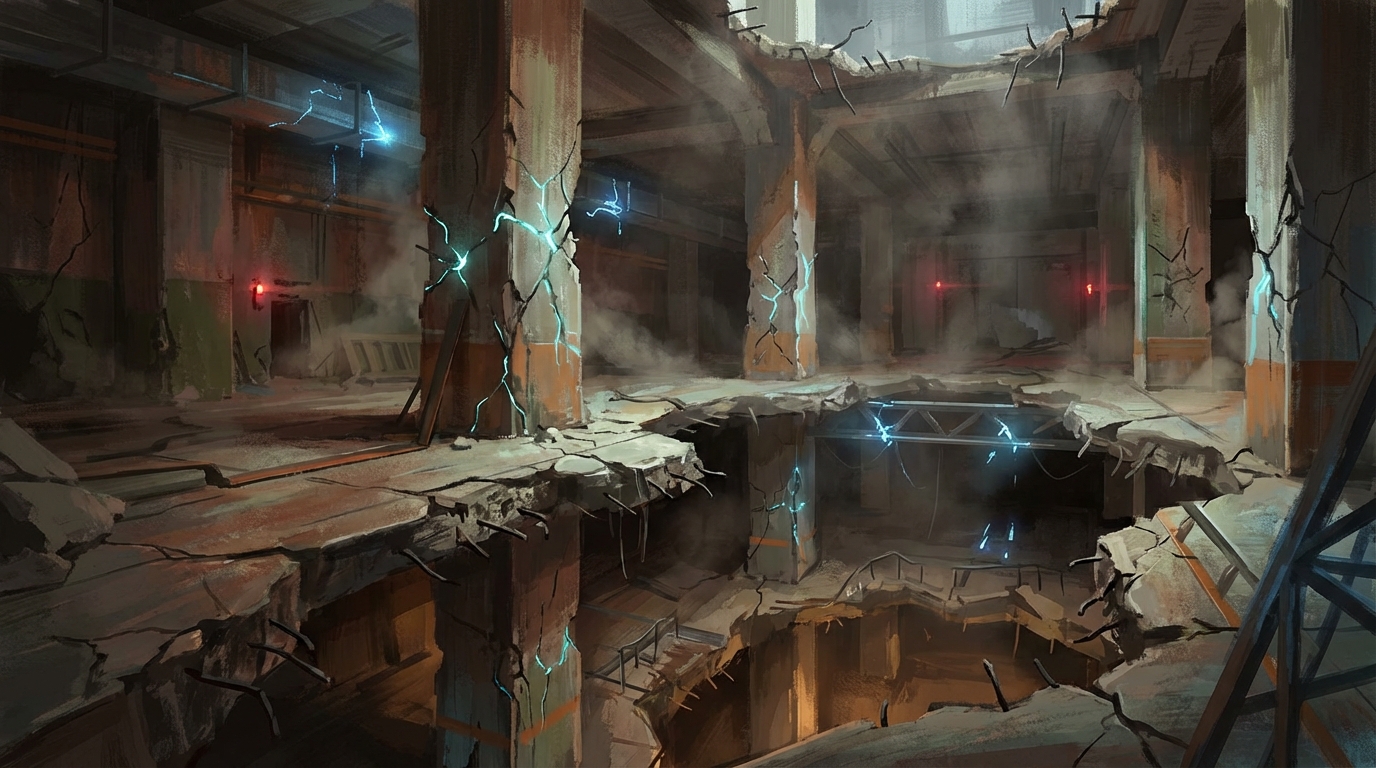 Sublevel zero — One World deepest level, EM and instability